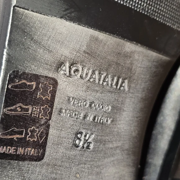 🤩Host Pick❤️Aquatalia Brigatta Suede/Leather Combat Boot Women's Sz 8.5 - Picture 9 of 10